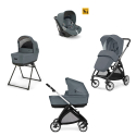 Σύστημα μεταφοράς Inglesina Electa Darwin Quattro Union Grey - Chassis Silver
