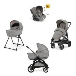 Σύστημα Inglesina Aptica Darwin Recline System Quattro Platinum Grey - Litio
