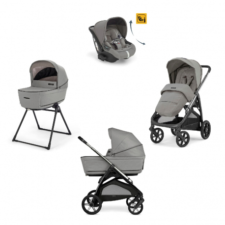 Σύστημα Inglesina Aptica Darwin Recline System Quattro Platinum Grey - Litio