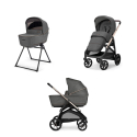 Σύστημα μεταφοράς Inglesina Aptica System Duo Velvet Grey - Chassis Palladio