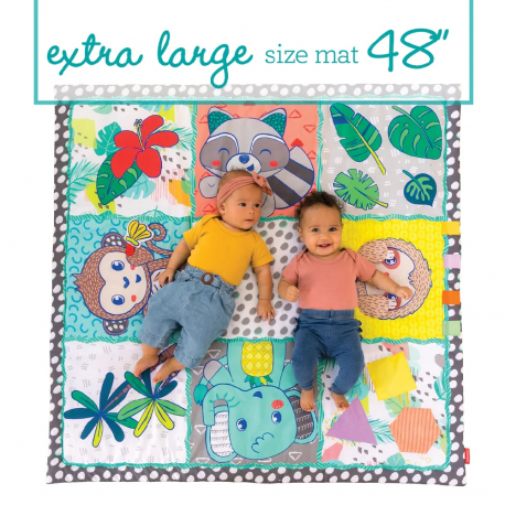 Φορητό χαλάκι δραστηριοτήτων Infantino® Giant Sensory Discovery Mat with Handle
