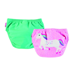 Πάνα - μαγιό Zoocchini™ Una the Unicorn 12-24 μηνών, σετ των 2
