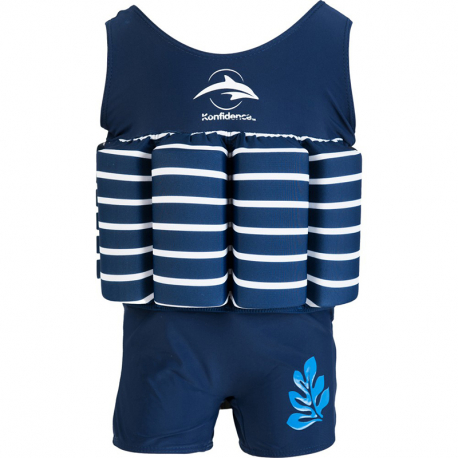Μαγιό-σωσίβιο ολόσωμο Konfidence™ Floatsuit Breton 2-3 ετών