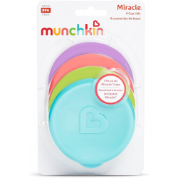 Προστατευτικά καπάκια Munchkin για κύπελλα Miracle® 360° σετ των 4