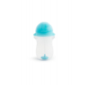 Ποτήρι με καλαμάκι Munchkin Click Lock™ Tip & Sip 296ml Blue