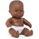Kούκλα με ρούχα Miniland African Girl