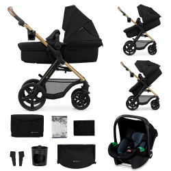 Σύστημα μεταφοράς 3 σε 1 Kinderkraft Moov 2 Pure Black