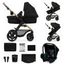 Σύστημα μεταφοράς 3 σε 1 Kinderkraft Moov 2 Pure Black