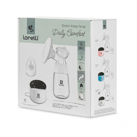 Μονό ηλεκτρικό θήλαστρο Lorelli Premium Daily Comfort White