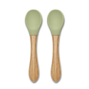 Σετ 2 κουτάλια από σιλικόνη και bamboo Fresh Green
