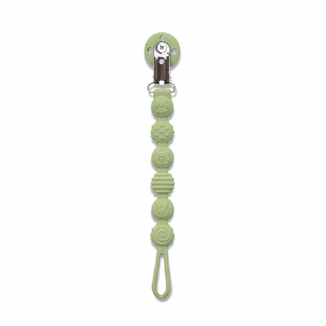 Κλιπ πιπίλας από σιλικόνη Lorelli Natural Fresh Green