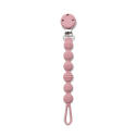 Κλιπ πιπίλας από σιλικόνη Lorelli Natural Deep Pink