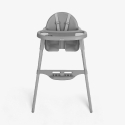 Καρέκλα φαγητού 2 σε 1 Kikka Boo Jammy Grey