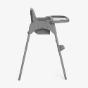 Καρέκλα φαγητού 2 σε 1 Kikka Boo Jammy Grey