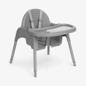 Καρέκλα φαγητού 2 σε 1 Kikka Boo Jammy Grey