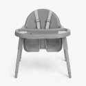Καρέκλα φαγητού 2 σε 1 Kikka Boo Jammy Grey