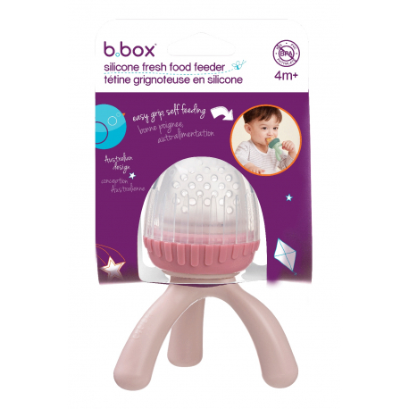 Τροφοδότης σιλικόνης με καπάκι B.box Blush