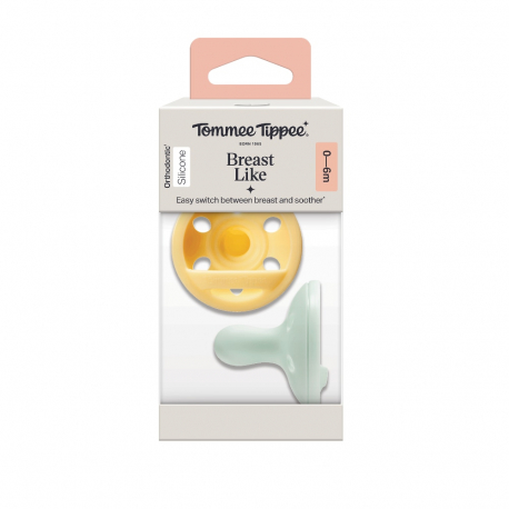 Πιπίλες Tommee Tippee Breast-like 0-6Μ, σετ των 2