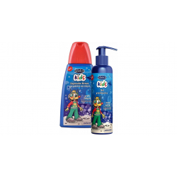 Adelco kids Τζελ χτενίσματος 200 ml + Δώρο σαμπουάν - ντους 300 ml