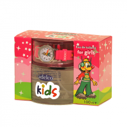 Άρωμα Adelco Kids eau de toilette για κορίτσια + Δώρο ρολόι Booky