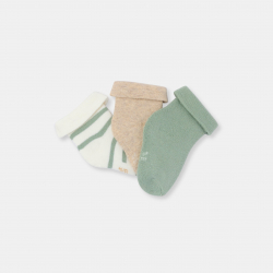 Obaibi Κάλτσες unisex για νεογέννητα (σετ των 3)