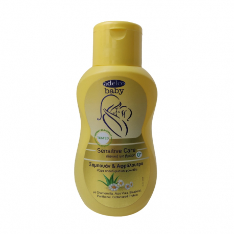 Σαμπουάν-Αφρόλουτρο Adelco Baby 300ml