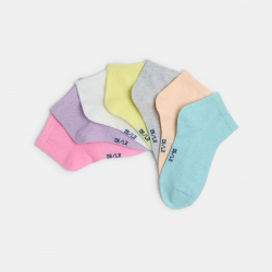 Okaidi Lot de 7 socquettes unies Fille