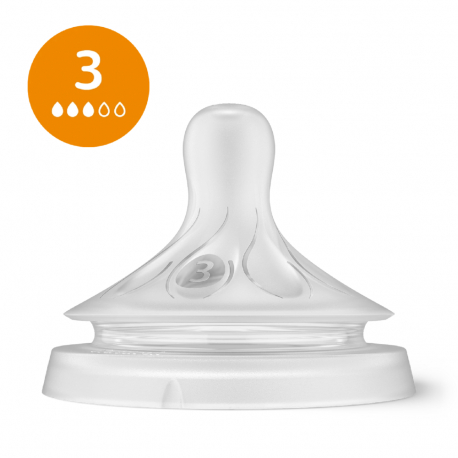 Σετ 3 θηλές Philips Avent Natural Response διαφορετικής ροής - SCY960/03