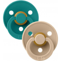 Πιπίλες Bibs® Colour Scuba/Taupe Στρογγυλή No2, σετ των 2