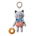 Κρεμαστή λούτρινη γατούλα Clara με μασητικό Taf toys