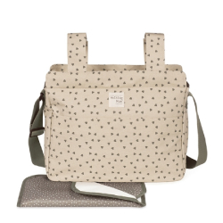 Τσάντα - αλλαξιέρα Walking Mum® Poppy Olive Hearts