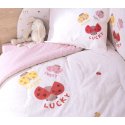 Βρεφικό κουβερλί κούνιας Nef-Nef Homeware Lady Bug 110 x 140 cm