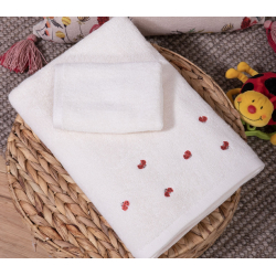 Βρεφικές πετσέτες 2τμχ Nef-Nef Homeware Lady Bug