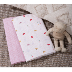 Σεντόνια λίκνου 2τμχ Nef-Nef Homeware Lady Bug