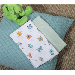 Σεντόνια λίκνου 2τμχ Nef-Nef Homeware Alphabet Monster
