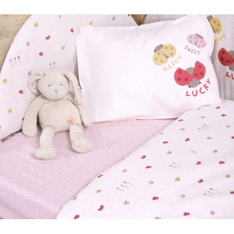 Σεντόνια κούνιας 3τμχ Nef-Nef Homeware Lady Bug