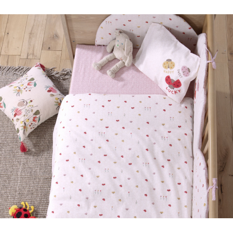 Σεντόνια κούνιας 3τμχ Nef-Nef Homeware Lady Bug