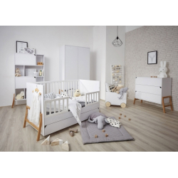 Προστατευτικό κάγκελο για βρεφικό κρεβάτι Bellamy Lotta Snow 47 cm