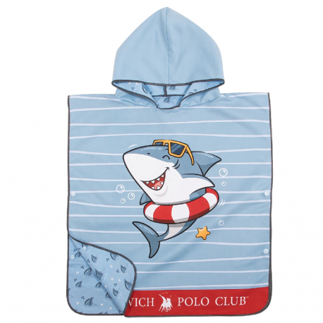 Πόντσο θαλάσσης Greenwich Polo Club® Junior Micro Prints 4044