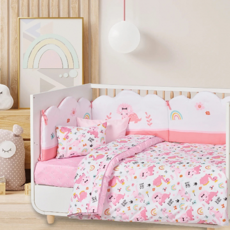 Σετ σεντόνια κούνιας Das® Baby Fun 4936