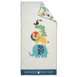 Παιδική πετσέτα θαλάσσης Greenwich Polo Club® Junior Micro Prints 4079