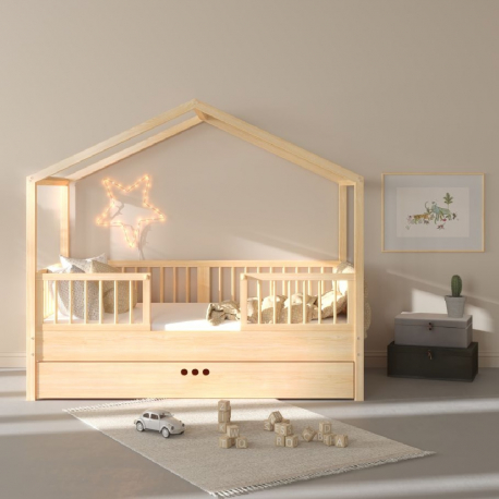 Κρεβάτι σπιτάκι Bellamy Dream Nest Pine 80 x 160 cm
