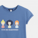 Okaidi T-shirt manches courtes  "Hello les copines"