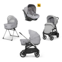 Σύστημα χωρίς βάση Inglesina Aptica Darwin i-Size System Quattro Silk Grey