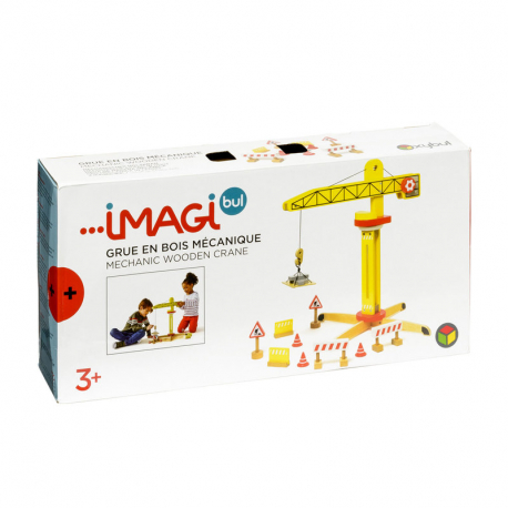 IMAGIBUL MECHANIC WOODEN CRANE - ΞΥΛΙΝΟΣ ΓΕΡΑΝΟΣ