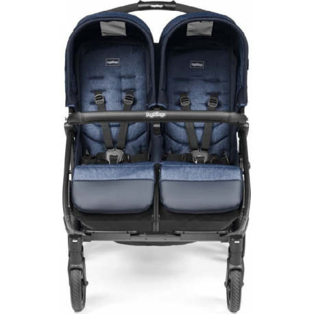 Καρότσι διδύμων Peg Perego Book for Two Indigo