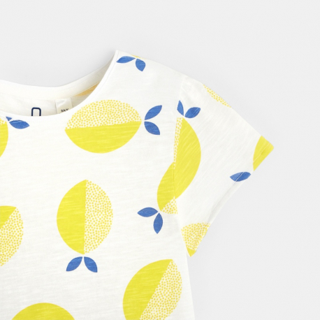 Okaidi Pyjama d&#039;ete 2 pieces motif citron