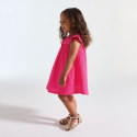 Obaibi Robe coton fantaisie rose bebe fille