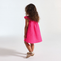 Obaibi Robe coton fantaisie rose bebe fille
