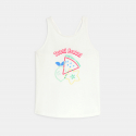 Okaidi Debardeur motifs imprimes et sequins blanc Fille